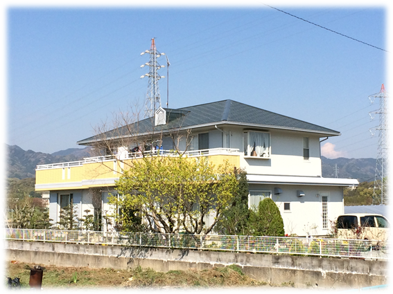 松阪市立野町　森本様邸、屋根・外壁塗装、ベランダ防水工事