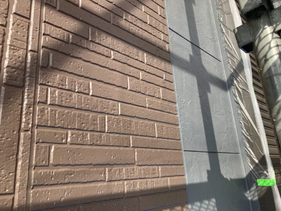 耐久性20年のスーパームキコートで屋根外壁塗装。モダンな仕上がりに／松阪市小野江町／A様邸／外壁塗装仕上がり