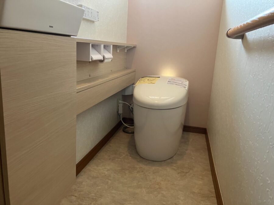 浴室・トイレの水廻りリフォームで寒い冬場も快適な空間へ／松阪市 ／M様邸