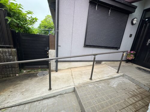 【介護保険を利用】手摺新設工事