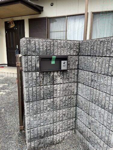 【インターフォンが故障】埋込ポストも取替！