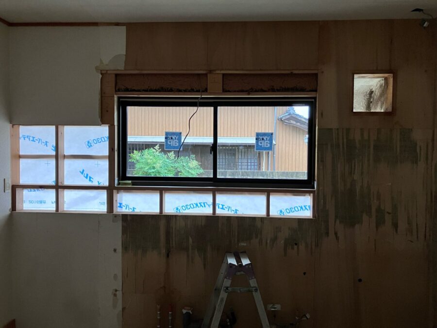 昔ながらの土間を現代の暮らしに!寒さ対策も施した、家族が集うLDKリノベーション/松阪市/O様邸/施工中