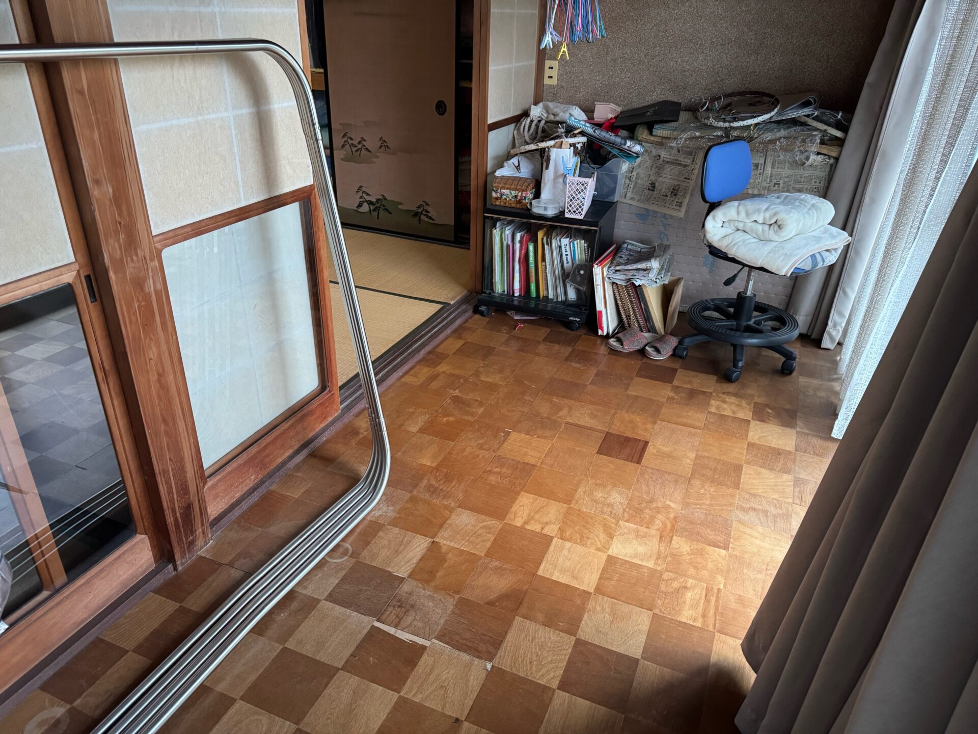 和室とつながる広縁