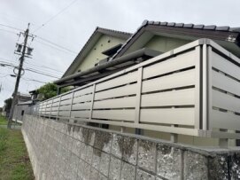 既存のブロック塀を活かしてコストを抑える！道路からの視線を遮る外構リフォーム／松阪市／H様邸