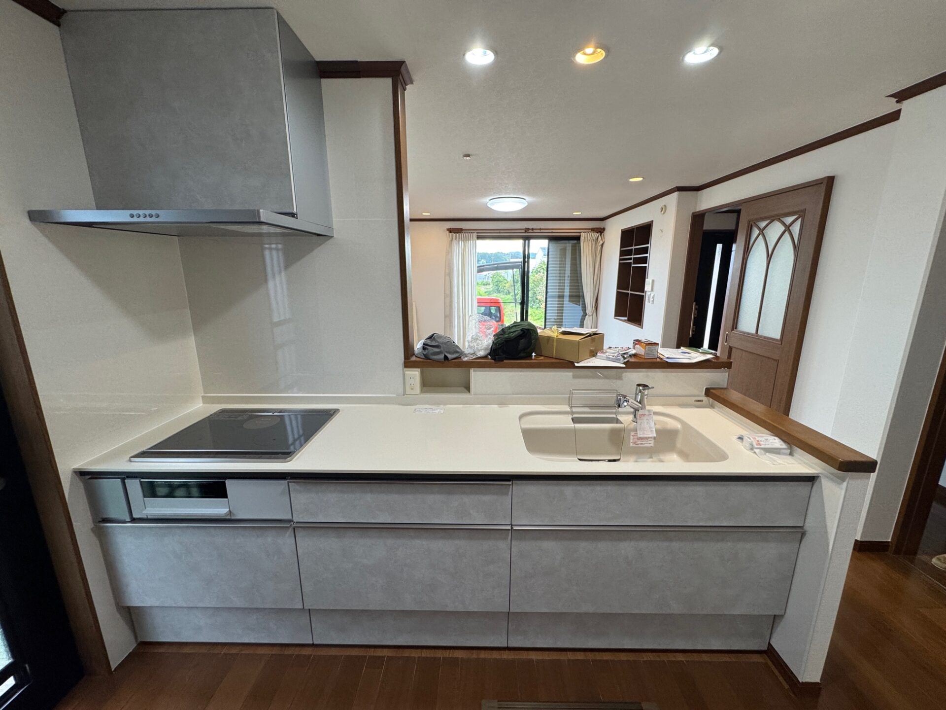 施工後のキッチン