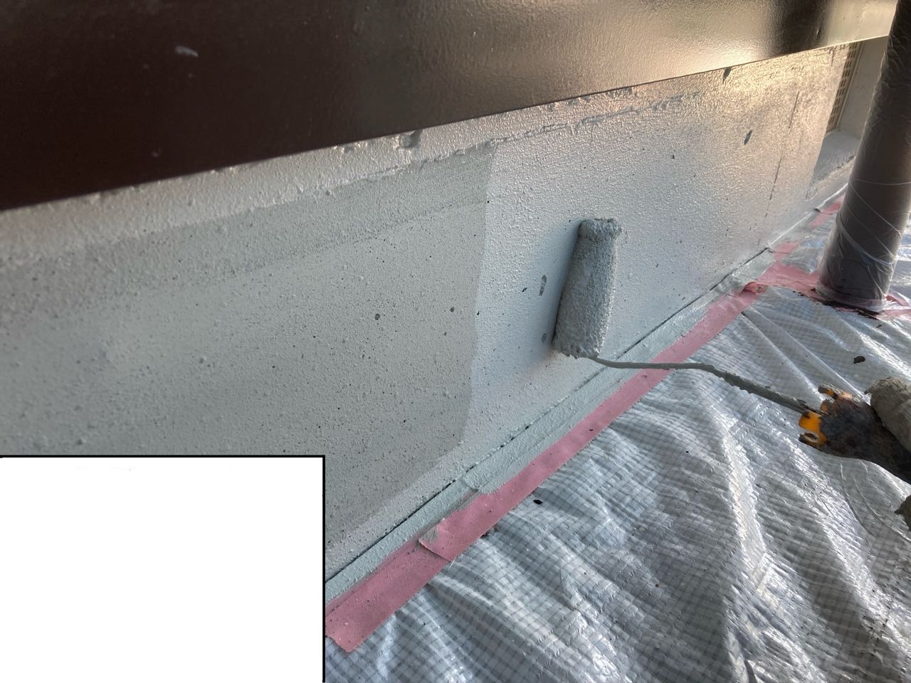 基礎部分の塗装