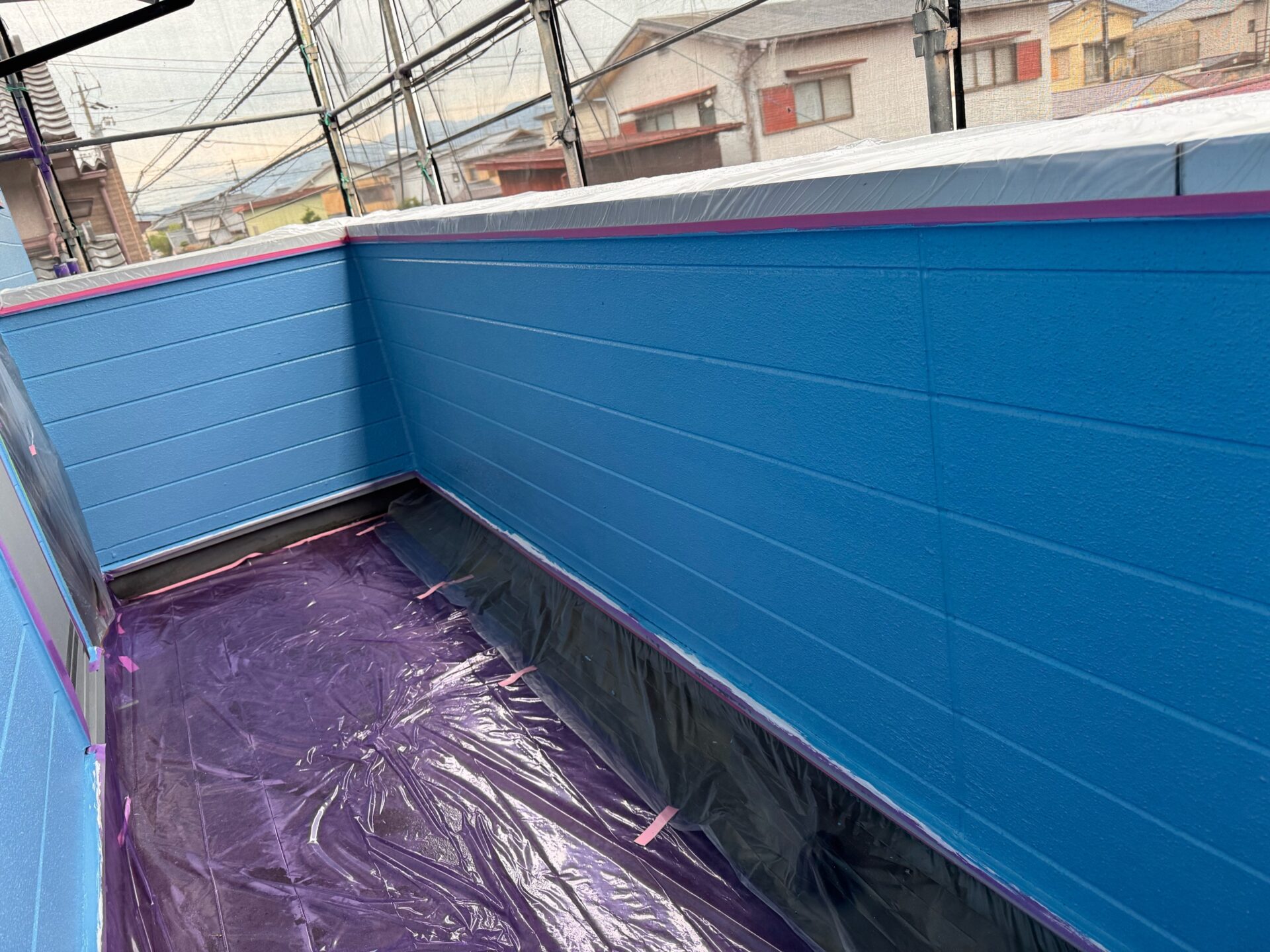 ベランダの養生