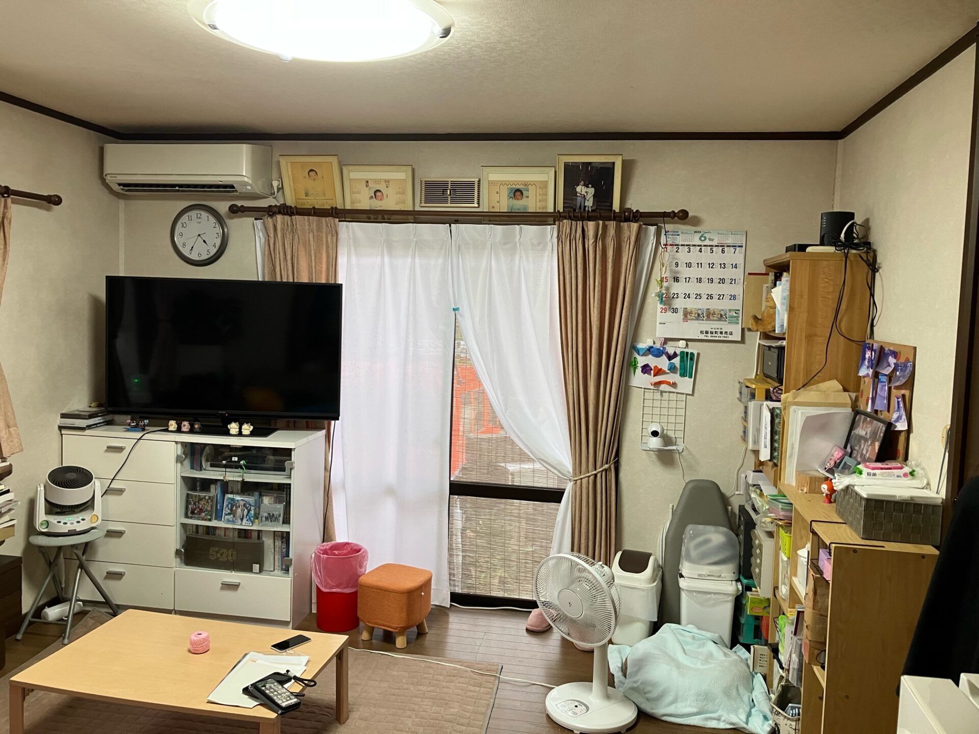 施工前のリビング