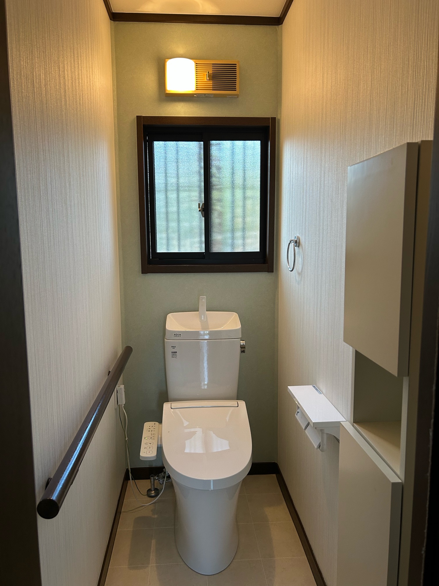 完工後のトイレ