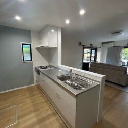 施工後のキッチン