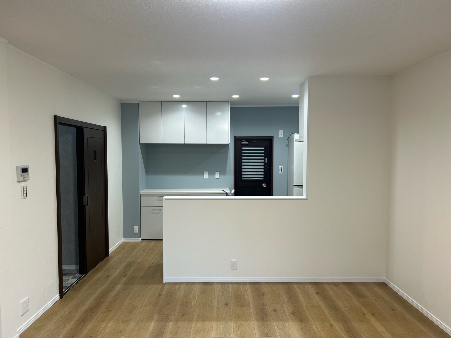 施工後のキッチン