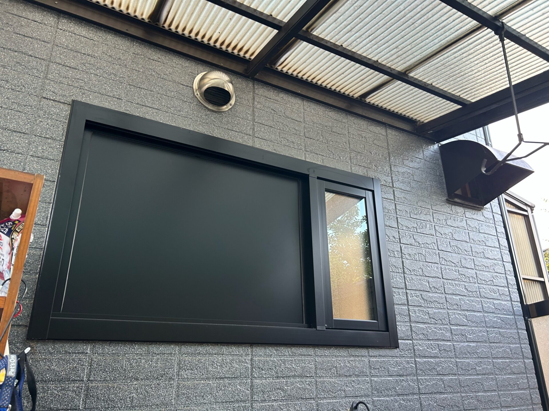 施工後のキッチン窓