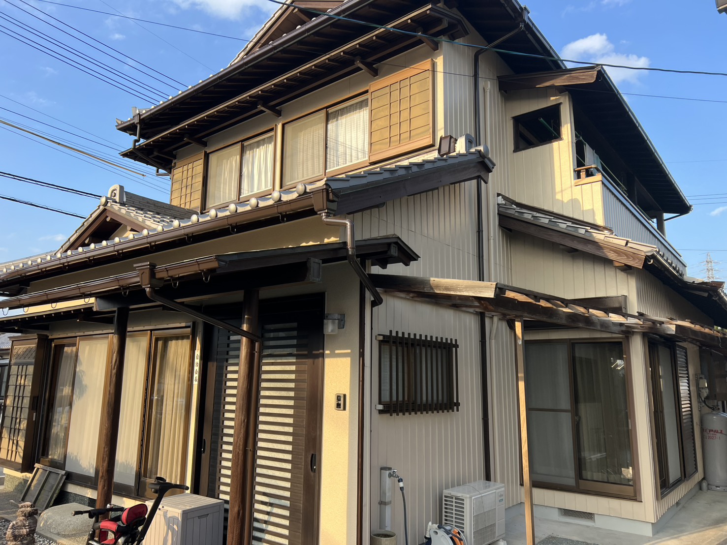 外壁塗装後の外観全体