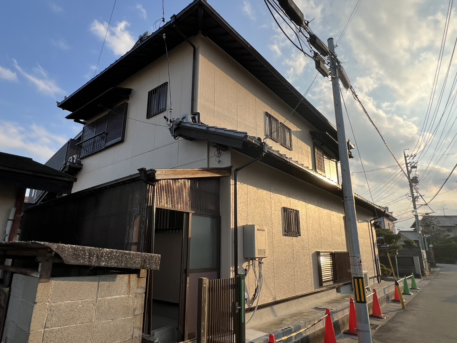 外壁塗装後の外観全体