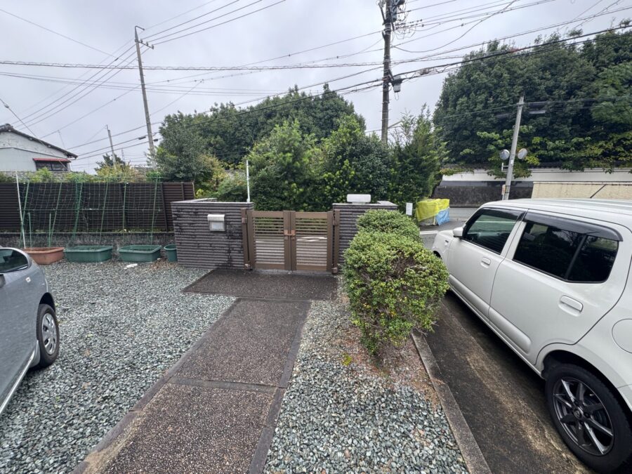 リフォーム前の門扉・門柱