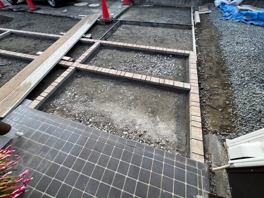 既存コンクリートを撤去