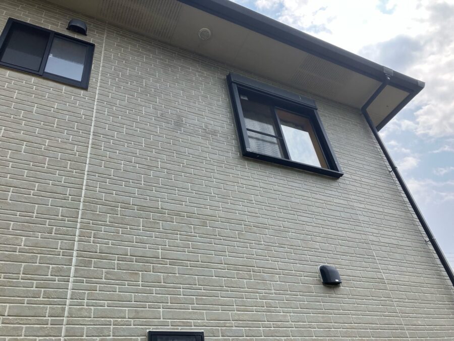 施工前の外壁サイディング