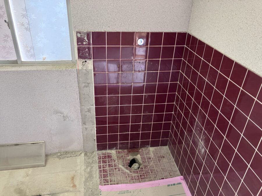 物置へ再構成するトイレ