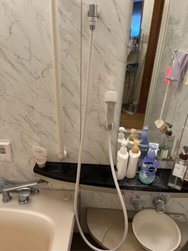 【シャワーの頭が外れた】浴室シャワー取替！！