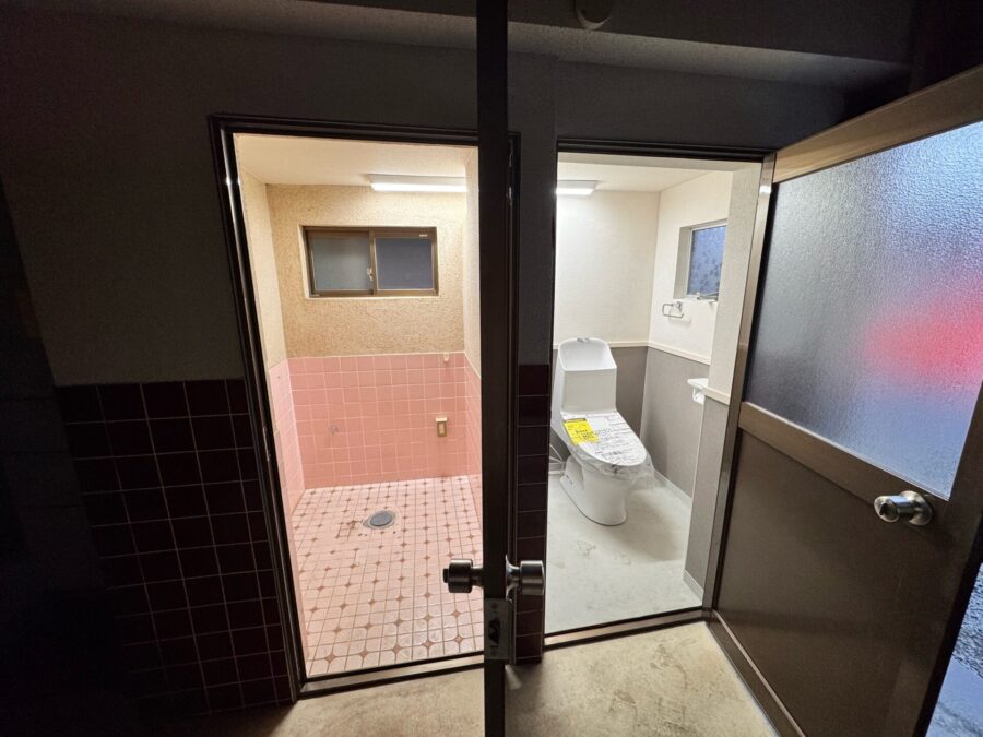 2部屋あったトイレを再構築