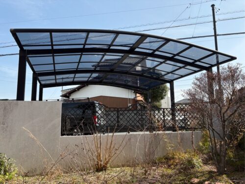 【風災害！！】カーポートポリカ張替え工事/N様邸