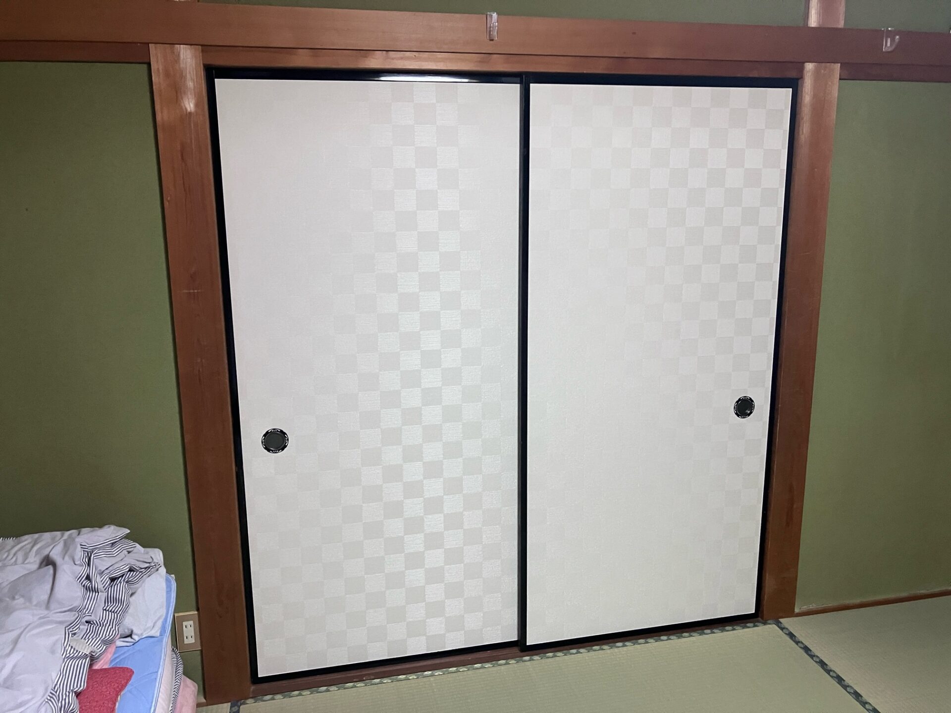 和室の襖張り替え