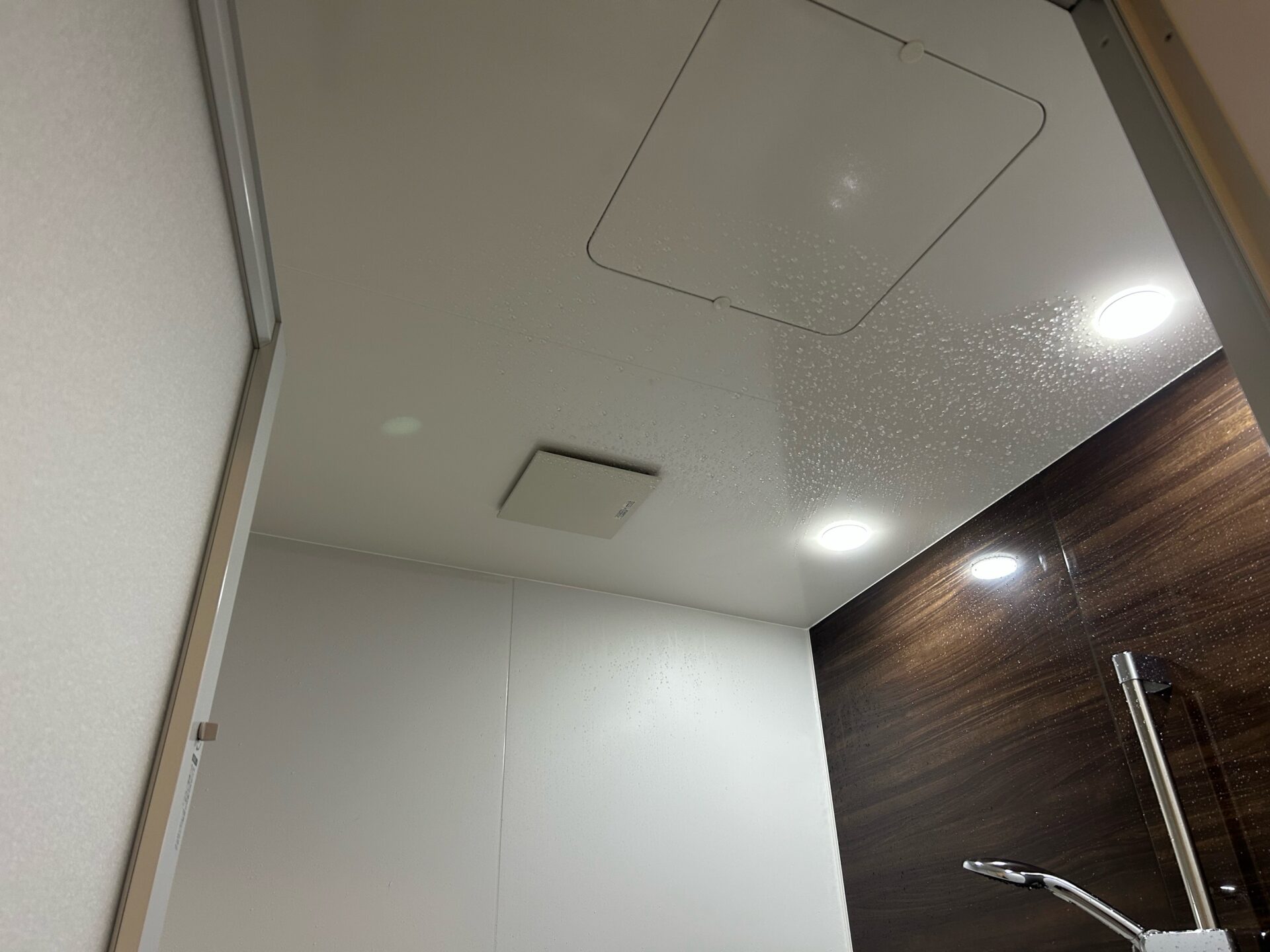 窓のない浴室空間