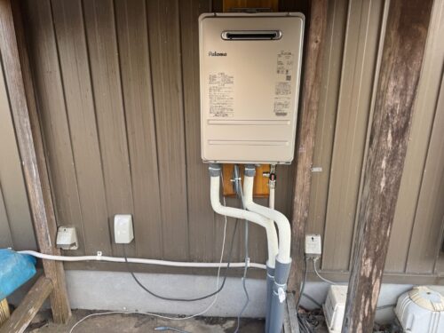 【給湯器取替】石油給湯器→ガス給湯器への取替工事