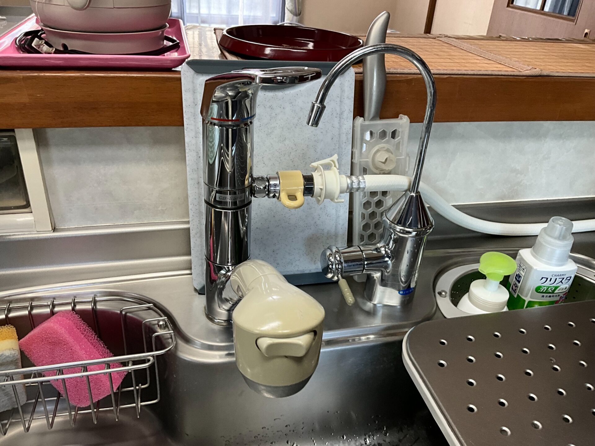 不具合が見られる水栓