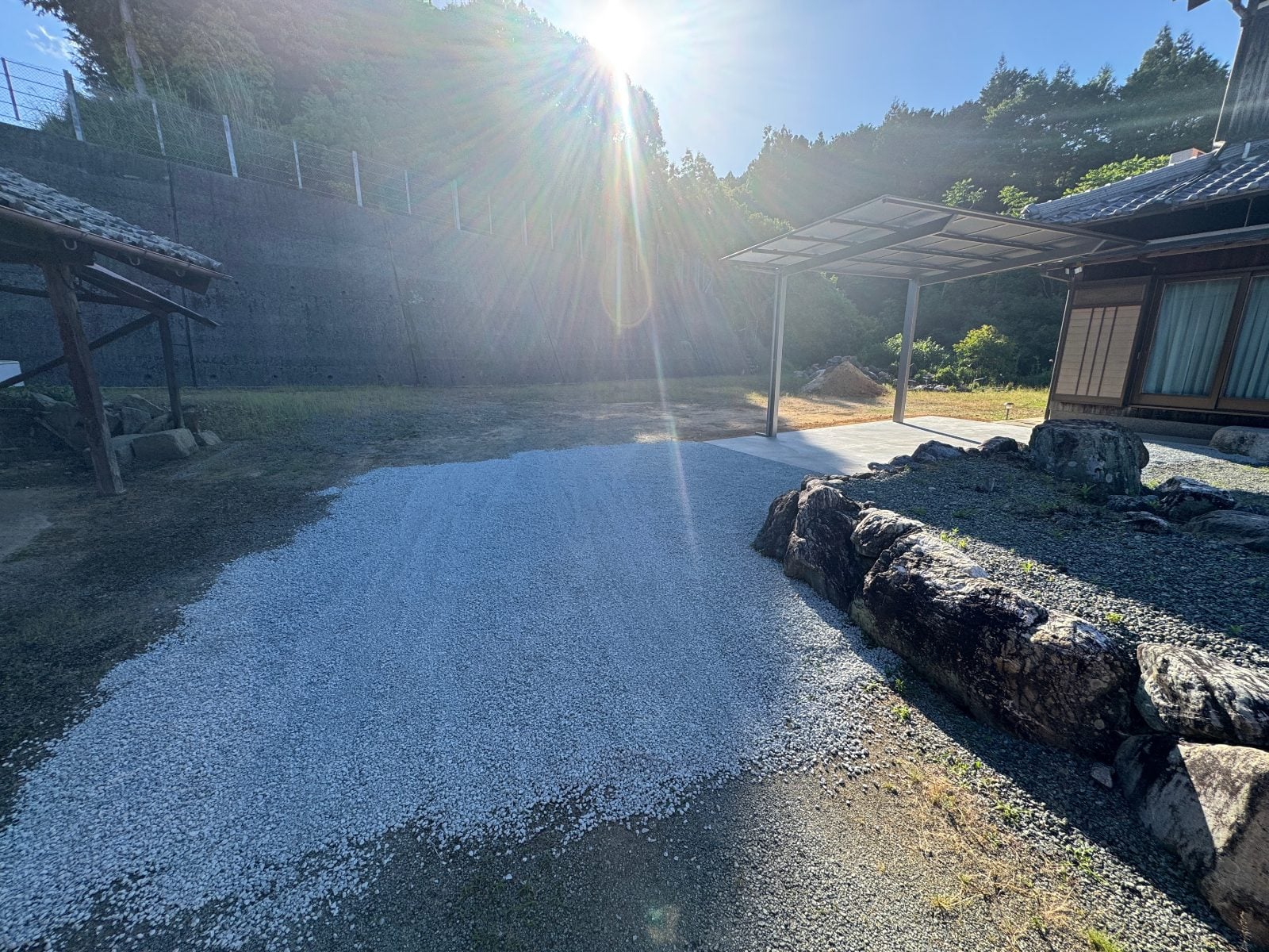 お庭全体もすっきり。快適で気持ちのいい外まわりになりました